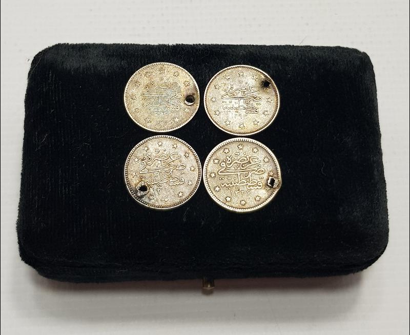 II. ABDÜLHAMİD VE SULTAN REŞAD DÖNEMİNE AİT GÜMÜŞ 2 KURUŞLAR 