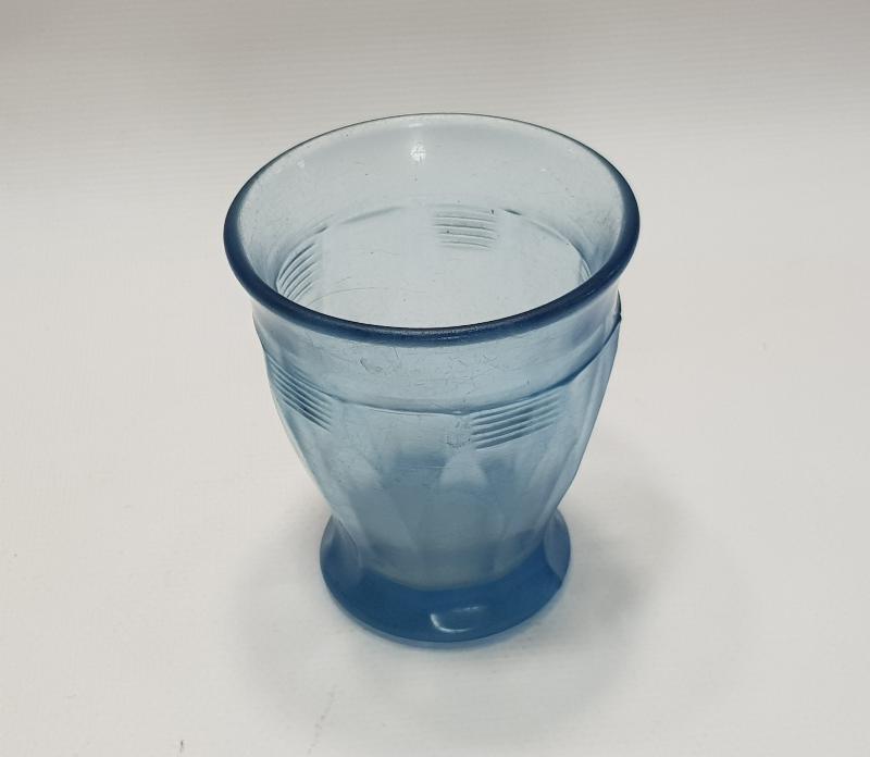 MAVİ RENKLİ KÖY BARDAĞI 