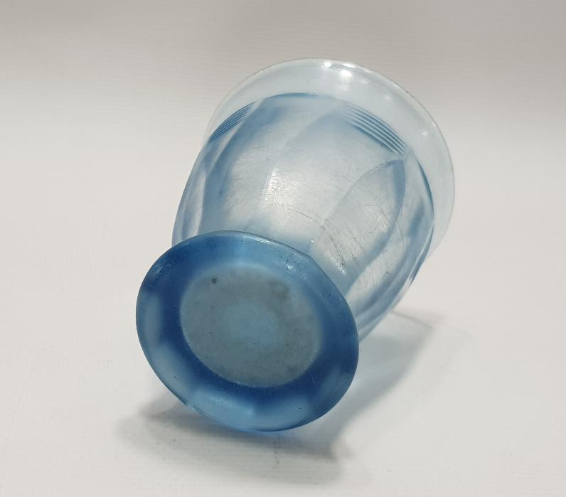 MAVİ RENKLİ KÖY BARDAĞI 