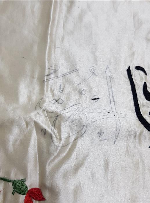 MEŞRUTİYET TEMALI HÜRRİYET, ADALET, MÜSAVAT, UHUVVET YAZILI İPEK PANO