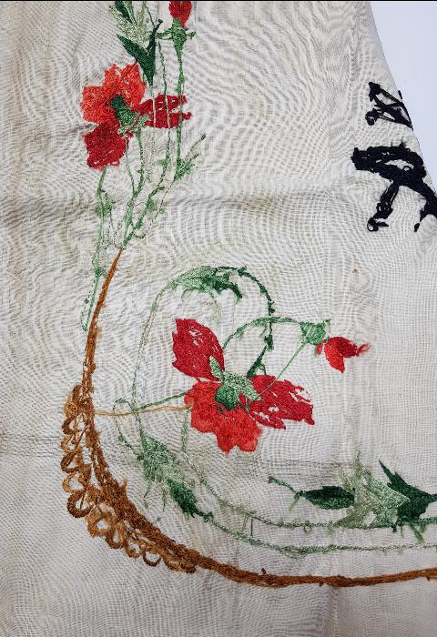 MEŞRUTİYET TEMALI HÜRRİYET, ADALET, MÜSAVAT, UHUVVET YAZILI İPEK PANO