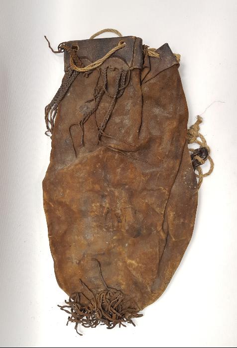 OSMANLI DERİ AVCI ÇANTASI 