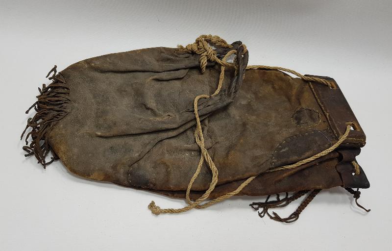 OSMANLI DERİ AVCI ÇANTASI 