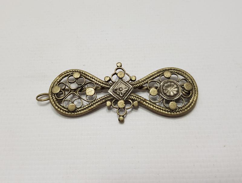 OSMANLI DÖNEMİ GÜMÜŞ SAÇ TOKASI 