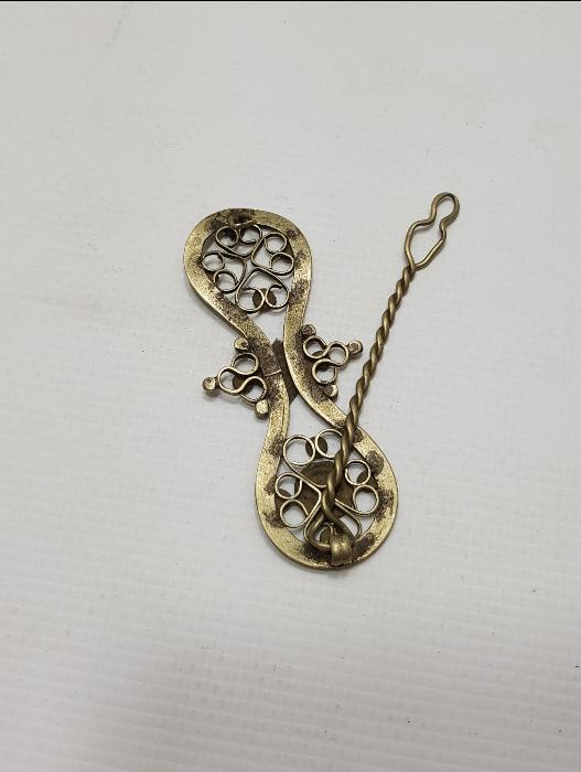 OSMANLI DÖNEMİ GÜMÜŞ SAÇ TOKASI 