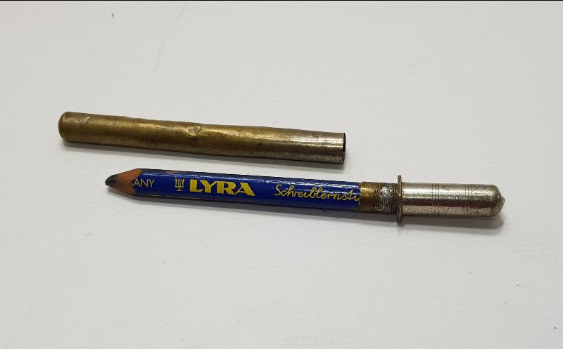 OSMANLI DÖNEMİ LEVANTEN İŞİ KUTUSUNDA KURŞUN KALEM 