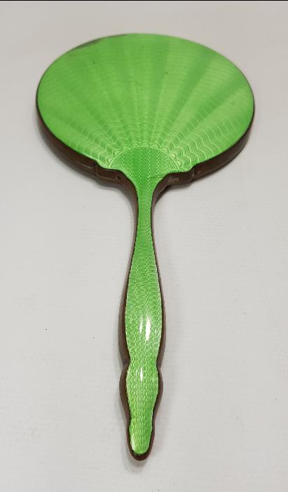 OSMANLI DÖNEMİ MİNELİ EL AYNASI 