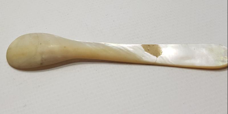 OSMANLI DÖNEMİ SEDEF MACUN KAŞIĞI 