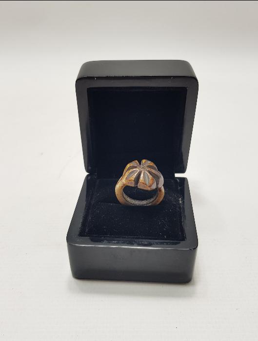 OSMANLI DÖNEMİ YILDIZ FORMLU KEMİK YÜZÜK 