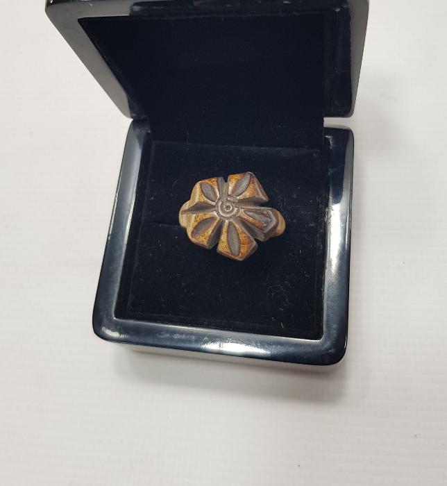 OSMANLI DÖNEMİ YILDIZ FORMLU KEMİK YÜZÜK 