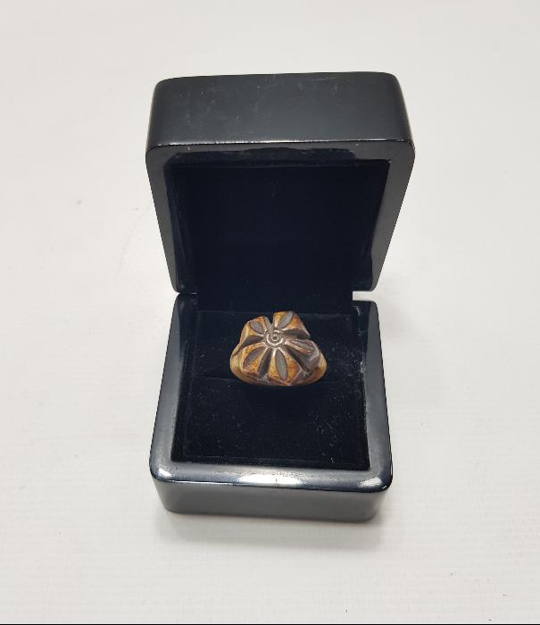 OSMANLI DÖNEMİ YILDIZ FORMLU KEMİK YÜZÜK 