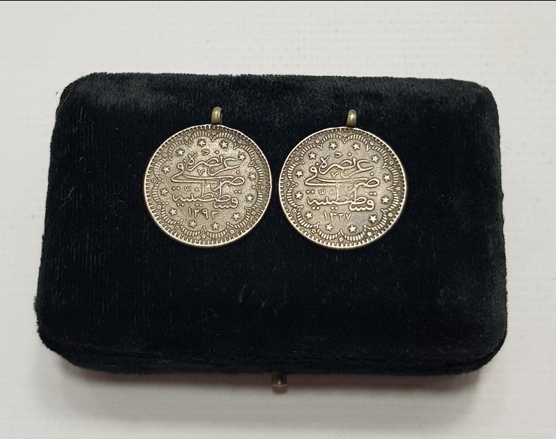 OSMANLI II. ABDÜLHAMİT VE SULTAN MEHMET REŞAT DÖNEMİ GÜMÜŞ 5 KURUŞLAR