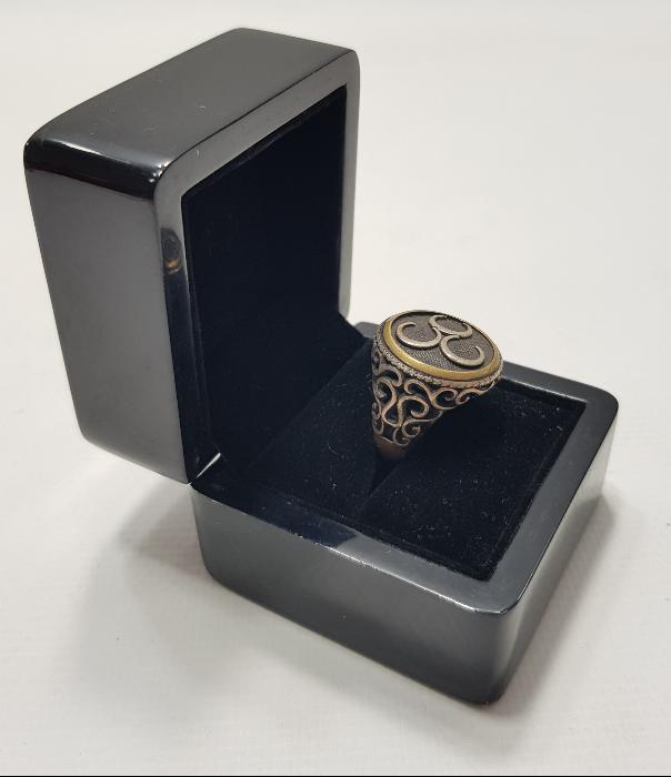 ÜÇ HİLALLİ GÜMÜŞ ERKEK YÜZÜK 