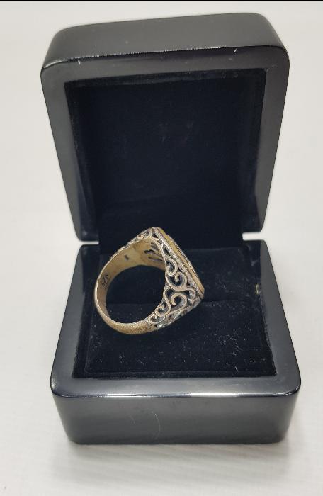 ÜÇ HİLALLİ GÜMÜŞ ERKEK YÜZÜK 