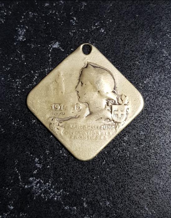 1. DÜNYA SAVAŞI 1914-1915 TARİHLİ İTTİFAK MADALYON