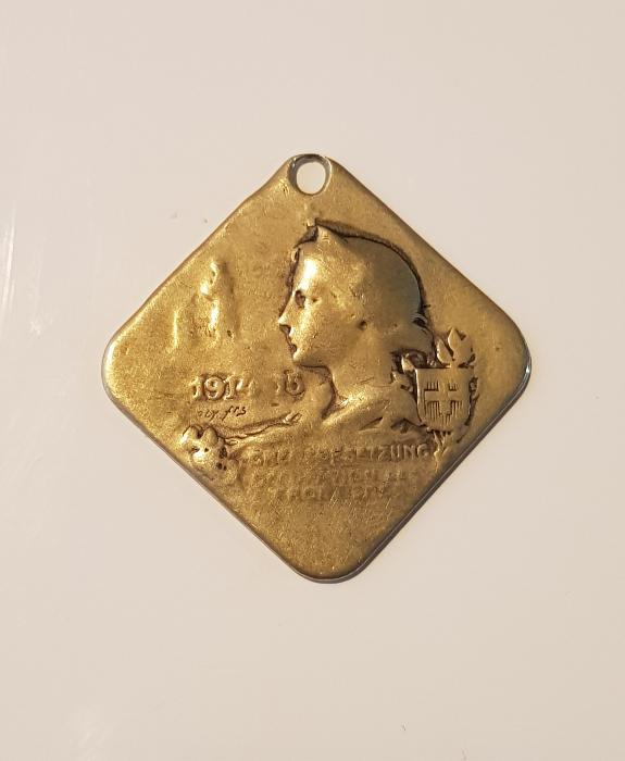 1. DÜNYA SAVAŞI 1914-1915 TARİHLİ İTTİFAK MADALYON
