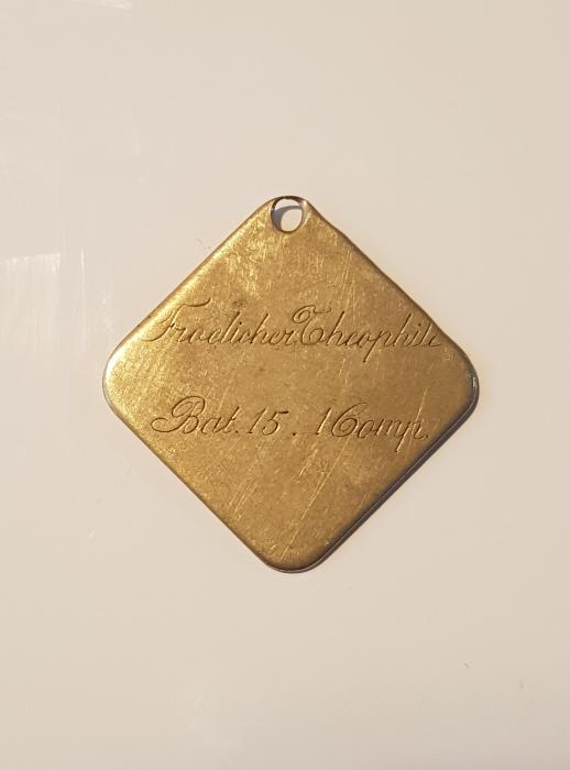 1. DÜNYA SAVAŞI 1914-1915 TARİHLİ İTTİFAK MADALYON