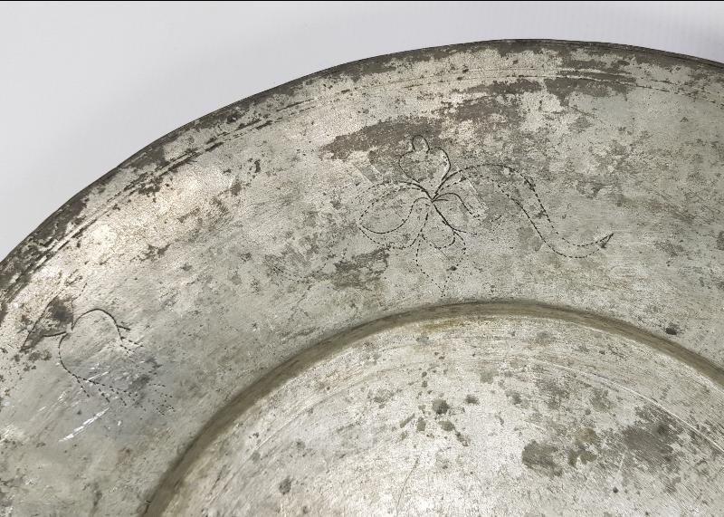 ÇİFT OSMANLICA YAZILI BAKIR TABAK 