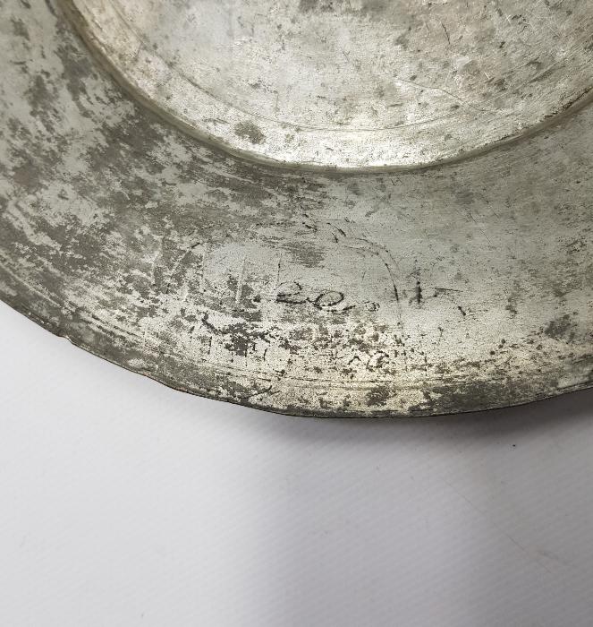 ÇİFT OSMANLICA YAZILI BAKIR TABAK 