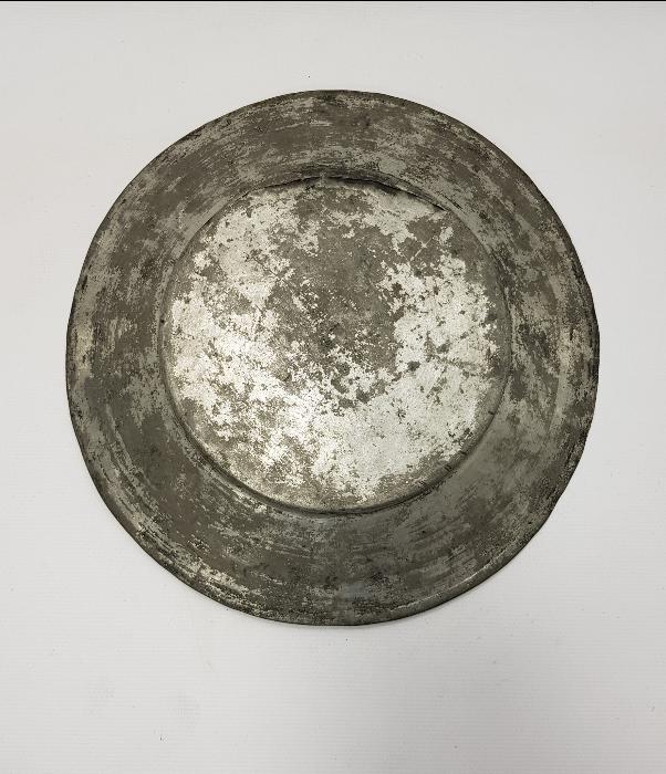 ÇİFT OSMANLICA YAZILI BAKIR TABAK 