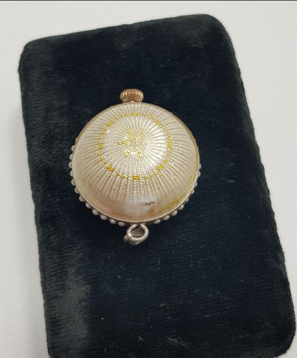 MİNELİ GÜMÜŞ TOP SAAT