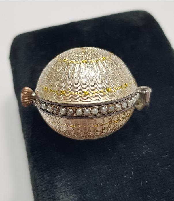 MİNELİ GÜMÜŞ TOP SAAT