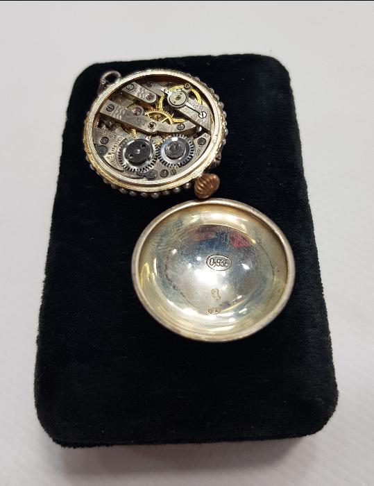 MİNELİ GÜMÜŞ TOP SAAT