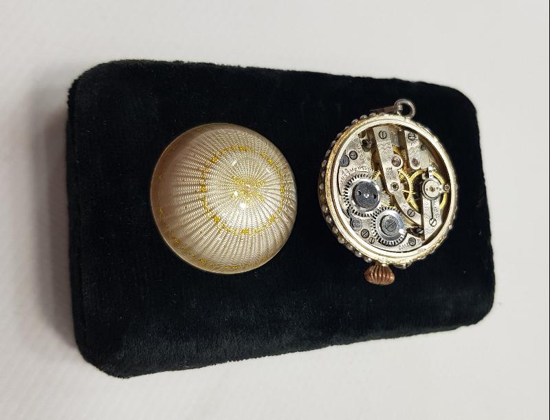 MİNELİ GÜMÜŞ TOP SAAT