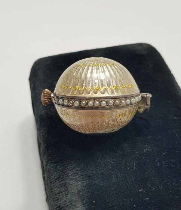 MİNELİ GÜMÜŞ TOP SAAT