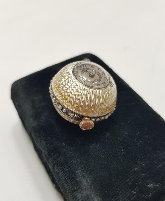 MİNELİ GÜMÜŞ TOP SAAT