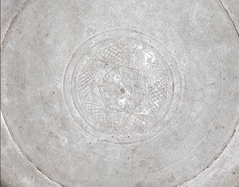 OSMANLI DÖNEMİ DAVUT YILDIZI VE HARİKA DESENLERİYLE BAKIR TABAK 