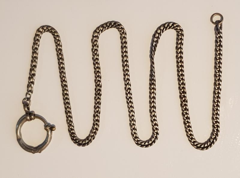 OSMANLI DÖNEMİ GÜMÜŞ CEP SAATİ KÖSTEĞİ ZİNCİRİ