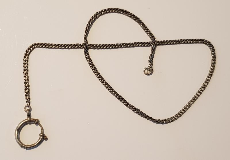 OSMANLI DÖNEMİ GÜMÜŞ CEP SAATİ KÖSTEĞİ ZİNCİRİ