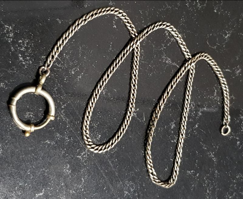 OSMANLI DÖNEMİ GÜMÜŞ CEP SAATİ KÖSTEĞİ ZİNCİRİ