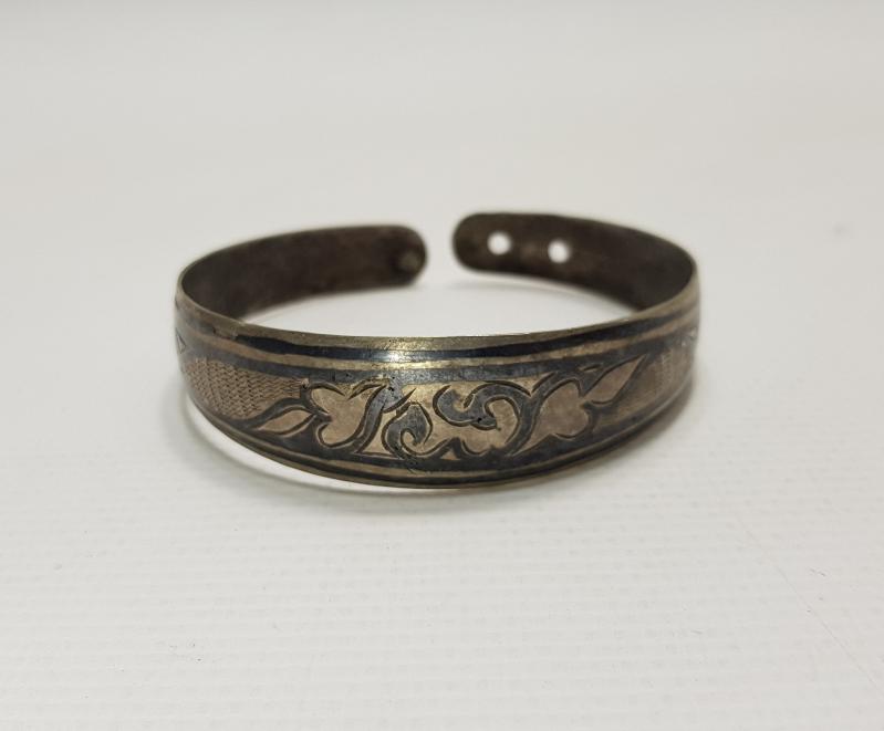 OSMANLI DÖNEMİ SAVATLI GÜMÜŞ BİLEZİK 