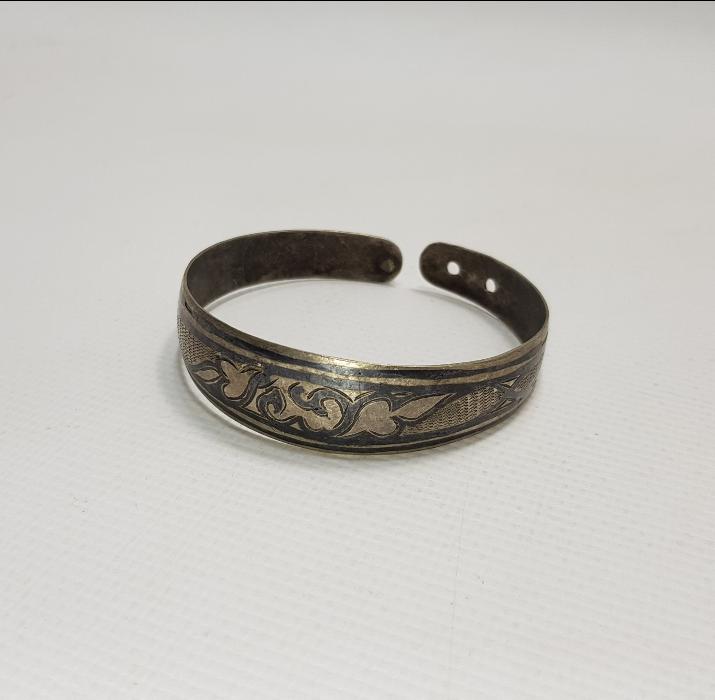 OSMANLI DÖNEMİ SAVATLI GÜMÜŞ BİLEZİK 