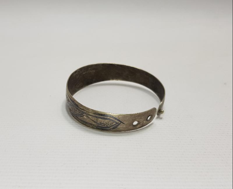 OSMANLI DÖNEMİ SAVATLI GÜMÜŞ BİLEZİK 