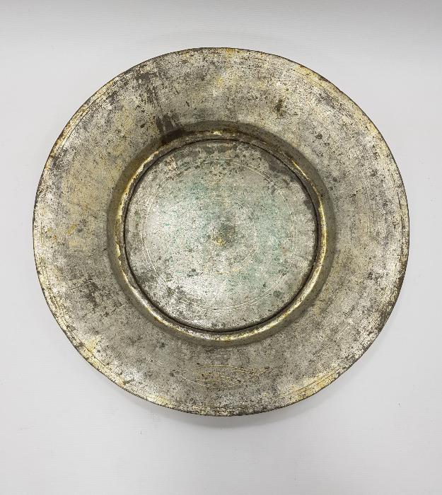 OSMANLICA YAZILI KALLAVİ BOY BAKIR LENGER