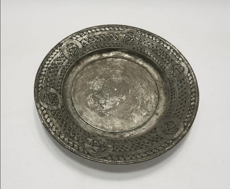 OSMANLI DÖNEMİ BOSNA İŞİ HARİKA DESENLERLE SÜSLÜ BAKIR TABAK