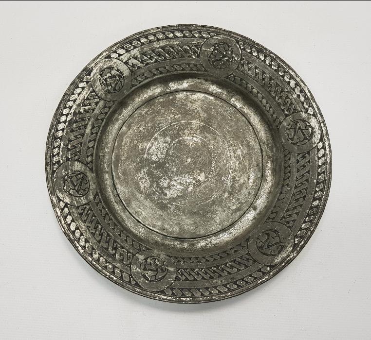 OSMANLI DÖNEMİ BOSNA İŞİ HARİKA DESENLERLE SÜSLÜ BAKIR TABAK