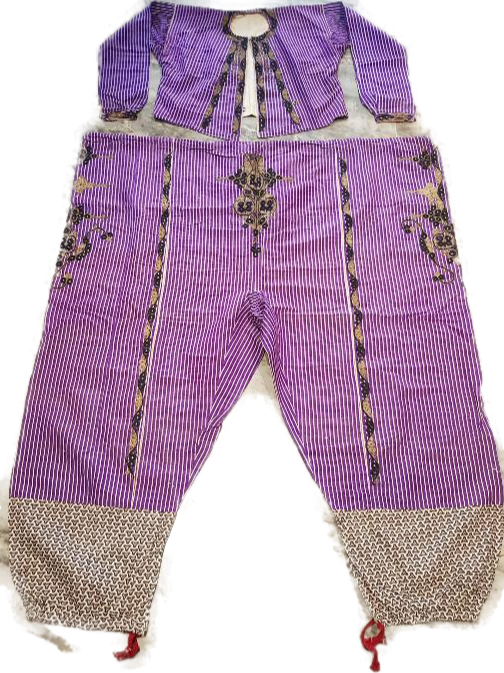 OSMANLI DÖNEMİ BALIKESİR YÖRESİ ŞALVAR CEPKEN TAKIMI 