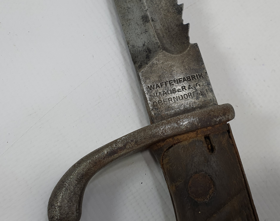 1. DÜNYA SAVAŞI 1917 TARİHLİ NADİR BUTCHER SÜNGÜSÜ -  ÇOK NADİR