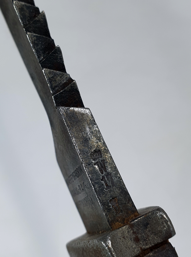 1. DÜNYA SAVAŞI 1917 TARİHLİ NADİR BUTCHER SÜNGÜSÜ -  ÇOK NADİR