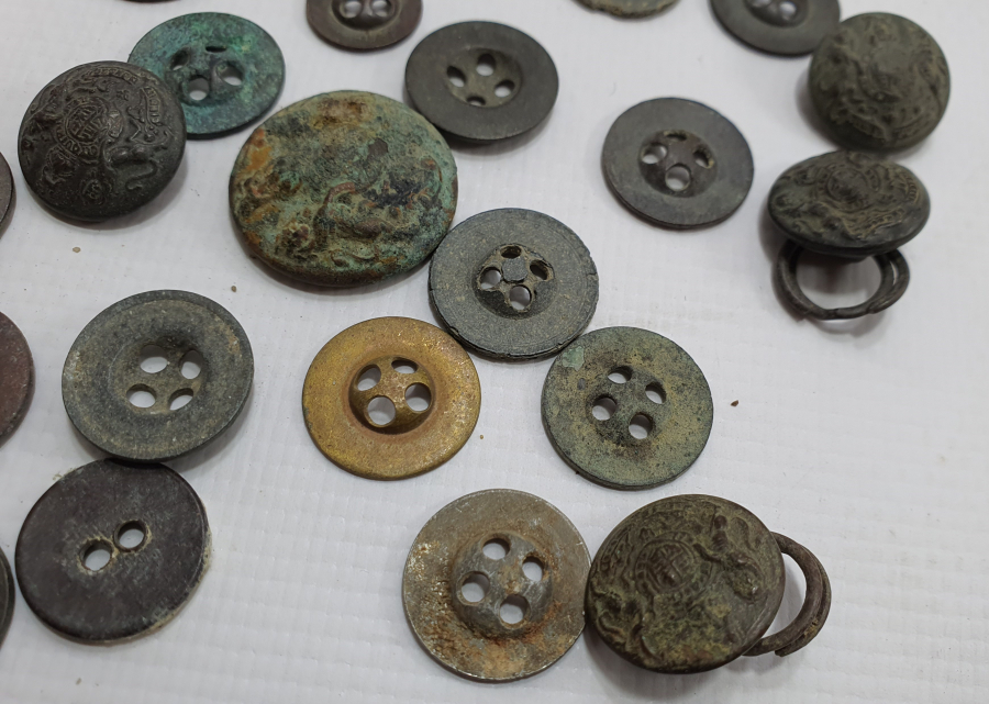 1. DÜNYA SAVAŞI ÇANAKKALE CEPHESİ ASKER DÜĞMELERİ LOTU