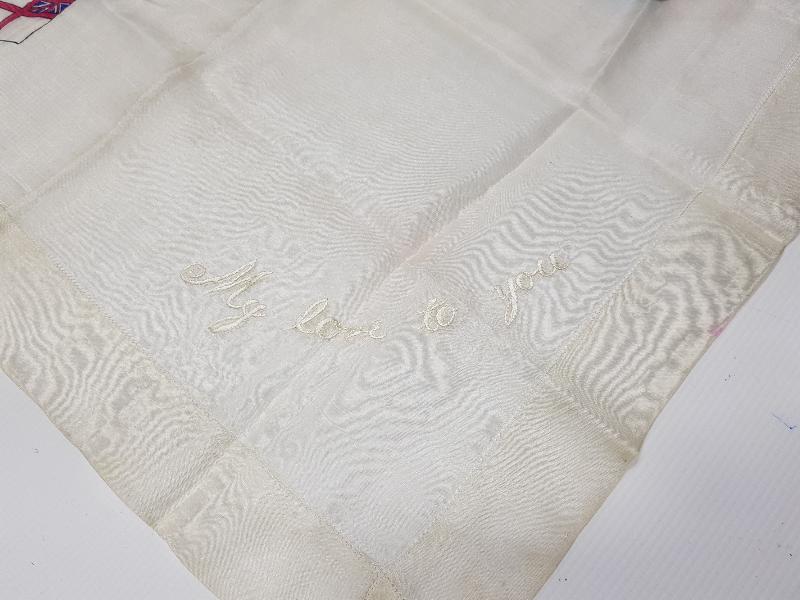 1. DÜNYA SAVAŞI İNGİLİZ ASKERİ İPEK MENDİL 