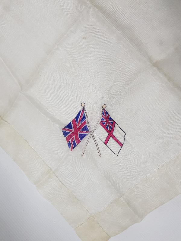 1. DÜNYA SAVAŞI İNGİLİZ ASKERİ İPEK MENDİL 