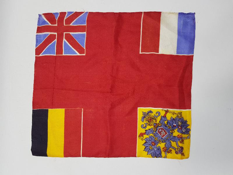 1. DÜNYA SAVAŞI İTTİFAK İPEK MENDİL 