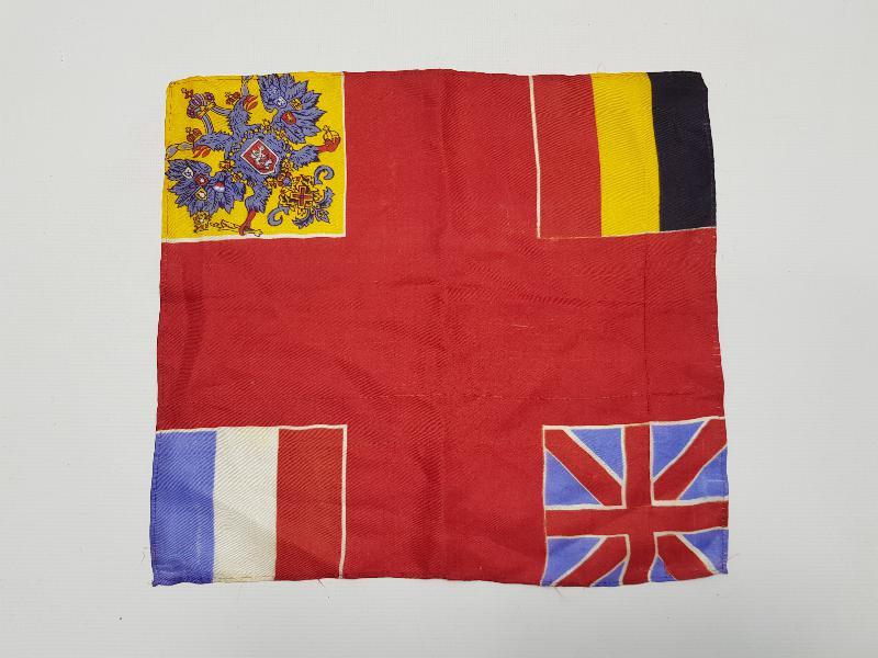 1. DÜNYA SAVAŞI İTTİFAK İPEK MENDİL 