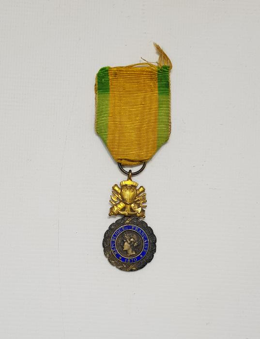 1870 TARİHLİ GÜMÜŞ FRANSIZ MADALYASI 