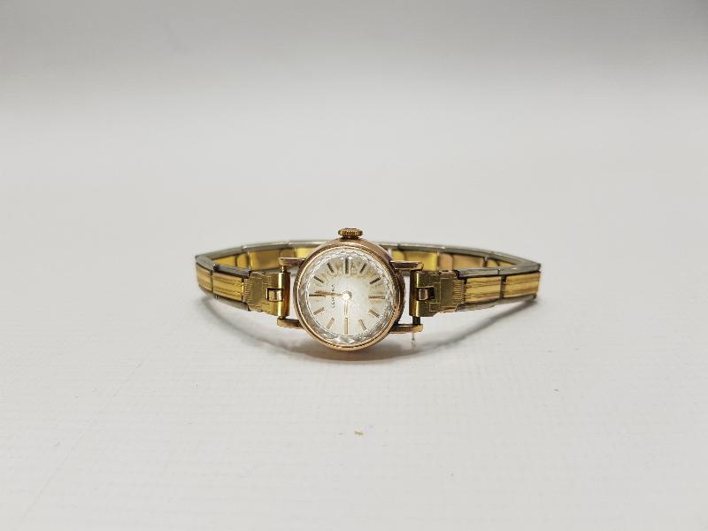 ALTIN KAPLAMA SAFİR CAMLI CERTINA KOL SAATİ 